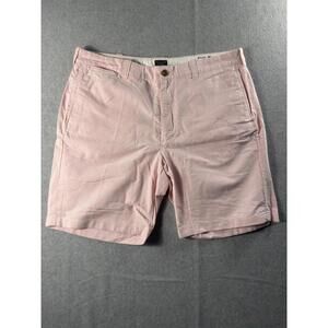 J.Crew Pale Pink Chino Shorts 36.   9” Inseam Men's Waist Preppy Casual Beach